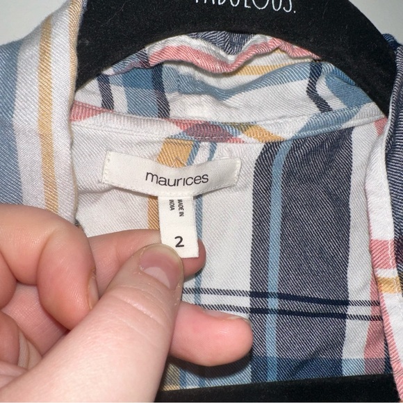 Maurice’s Plaid Kimono - Picture 5 of 5